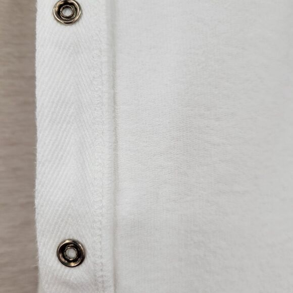 Fresh Produce White Cropped Pants and Matching Jacket Leisure Set Cotton - Picture 7 of 14